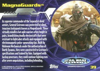 2006 Topps Star Wars: Evolution Update Edition #39 MagnaGuards Back