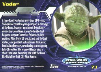 2006 Topps Star Wars: Evolution Update Edition #73 Yoda Back