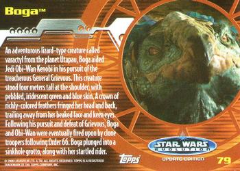 2006 Topps Star Wars: Evolution Update Edition #79 Boga Back