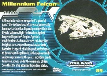 2006 Topps Star Wars: Evolution Update Edition #89 Millennium Falcon Back