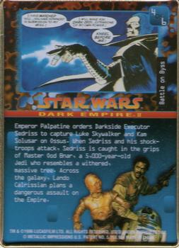1996 Metallic Impressions Star Wars: Dark Empire II #4 Battle on Byss Back