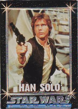 1994-96 Metallic Impressions Star Wars  #5 Han Solo Front