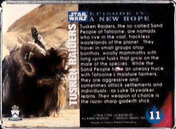 1994-96 Metallic Impressions Star Wars  #11 Tusken Raiders Back
