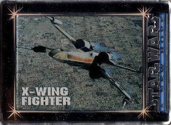 1994-96 Metallic Impressions Star Wars  #16 X-Wing Fighter Front