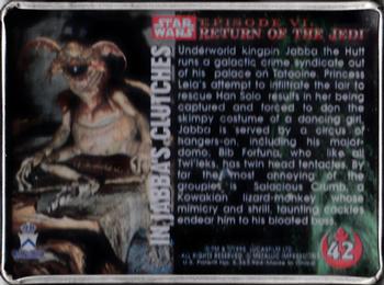 1994-96 Metallic Impressions Star Wars  #42 In Jabba's Clutches Back
