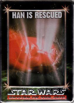 1994-96 Metallic Impressions Star Wars  #46 Han is Rescued Front
