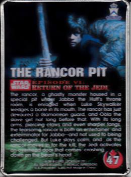 1994-96 Metallic Impressions Star Wars  #47 The Rancor Pit Back