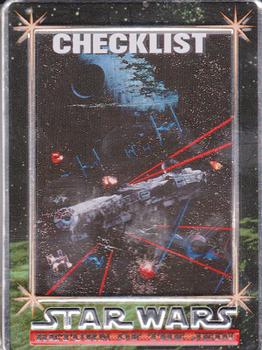 1994-96 Metallic Impressions Star Wars  #60 Checklist (Return of the Jedi) Front