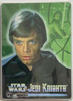 1996 Metallic Impressions Star Wars: Jedi Knights #1 Luke Skywalker Front