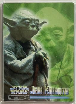 1996 Metallic Impressions Star Wars: Jedi Knights #3 Jedi Master Yoda Front
