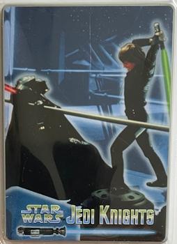 1996 Metallic Impressions Star Wars: Jedi Knights #4 Luke Vs. Vader Front