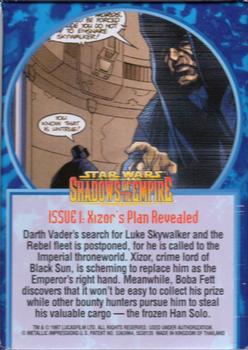 1997 Metallic Impressions Star Wars: Shadows of the Empire #1 Xizor's Plan Revealed Back