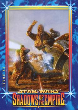 1997 Metallic Impressions Star Wars: Shadows of the Empire #4 Leia Meets Xizor Front