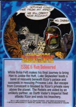 1997 Metallic Impressions Star Wars: Shadows of the Empire #6 Han Delivered Back