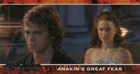 2005 Topps Revenge of the Sith Widevision #20 Anakin's Great Fear Front