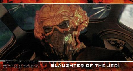 2005 Topps Revenge of the Sith Widevision #48 Slaughter of the Jedi Front
