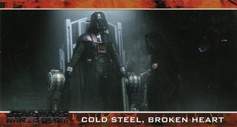 2005 Topps Revenge of the Sith Widevision #75 Cold Steel, Broken Heart Front