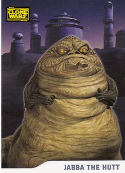 2008 Topps Star Wars: The Clone Wars #13 Jabba the Hutt Front