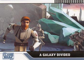 2008 Topps Star Wars: The Clone Wars #19 A Galaxy Divided Front