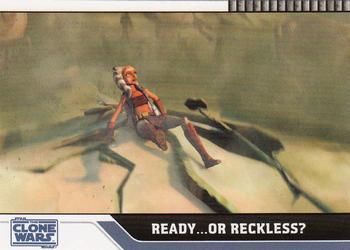 2008 Topps Star Wars: The Clone Wars #35 Ready ...Or Reckless? Front