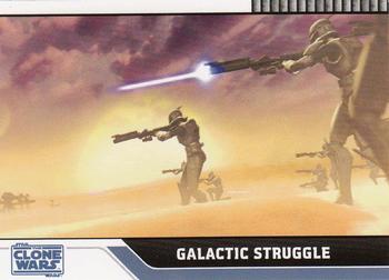 2008 Topps Star Wars: The Clone Wars #40 Galactic Struggle Front