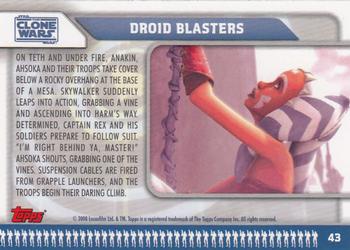 2008 Topps Star Wars: The Clone Wars #43 Droid Blasters Back