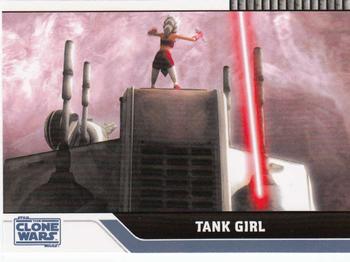 2008 Topps Star Wars: The Clone Wars #44 Tank Girl Front