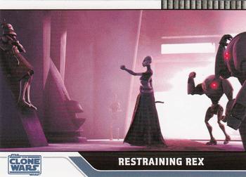 2008 Topps Star Wars: The Clone Wars #50 Restraining Rex Front