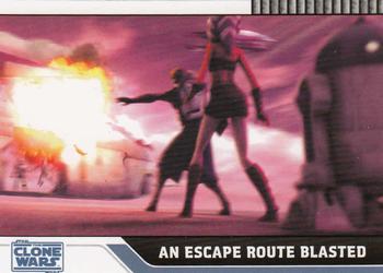 2008 Topps Star Wars: The Clone Wars #51 An Escape Route Blasted Front