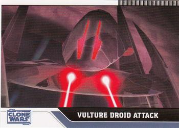2008 Topps Star Wars: The Clone Wars #52 Vulture Droid Attack Front