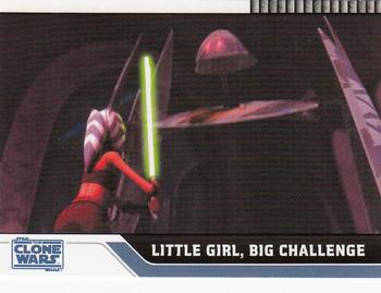 2008 Topps Star Wars: The Clone Wars #53 Little Girl, Big Challenge Front