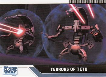 2008 Topps Star Wars: The Clone Wars #60 Terrors of Teth Front
