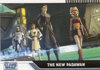 2008 Topps Star Wars: The Clone Wars #25 The New Padawan Front