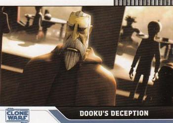2008 Topps Star Wars: The Clone Wars #47 Dooku's Deception Front