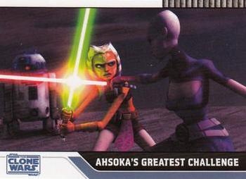 2008 Topps Star Wars: The Clone Wars #63 Ahsoka's Greatest Challenge Front