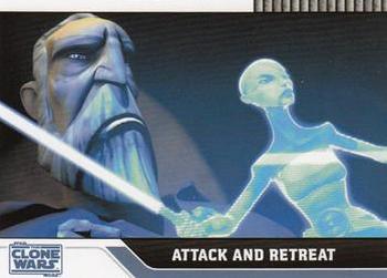 2008 Topps Star Wars: The Clone Wars #67 Attack and Retreat Front