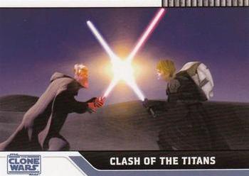 2008 Topps Star Wars: The Clone Wars #79 Clash of the Titans Front