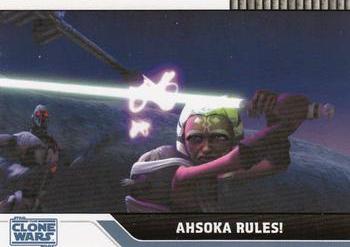 2008 Topps Star Wars: The Clone Wars #82 Ahsoka Rules! Front
