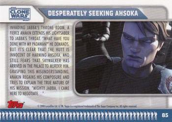 2008 Topps Star Wars: The Clone Wars #85 Desperately Seeking Ahsoka Back