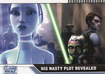 2008 Topps Star Wars: The Clone Wars #87 His Nasty Plot Revealed Front