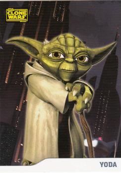 2008 Topps Star Wars: The Clone Wars #7 Yoda Front
