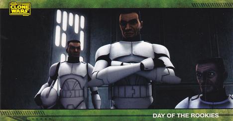 2009 Topps Widevision Star Wars: The Clone Wars #16 Day of the Rookies Front
