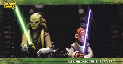 2009 Topps Widevision Star Wars: The Clone Wars #34 An Unexpected Discovery Front