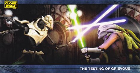 2009 Topps Widevision Star Wars: The Clone Wars #35 The Testing of Grievous Front