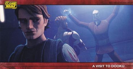 2009 Topps Widevision Star Wars: The Clone Wars #39 A Visit to Dooku Front