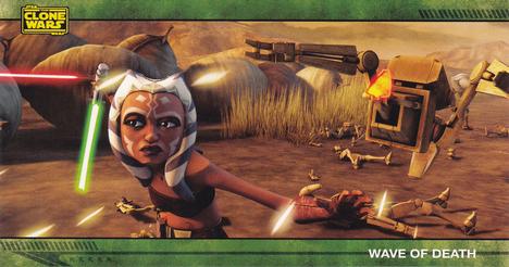 2009 Topps Widevision Star Wars: The Clone Wars #49 Wave of Death Front