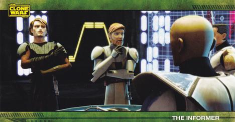 2009 Topps Widevision Star Wars: The Clone Wars #55 The Informer Front
