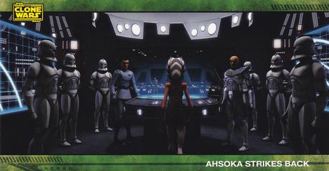 2009 Topps Widevision Star Wars: The Clone Wars #67 Ahsoka Strikes Back Front