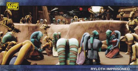 2009 Topps Widevision Star Wars: The Clone Wars #68 Ryloth Imprisoned Front