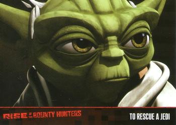 2010 Topps Star Wars: The Clone Wars: Rise of the Bounty Hunters #35 To Rescue a Jedi Front